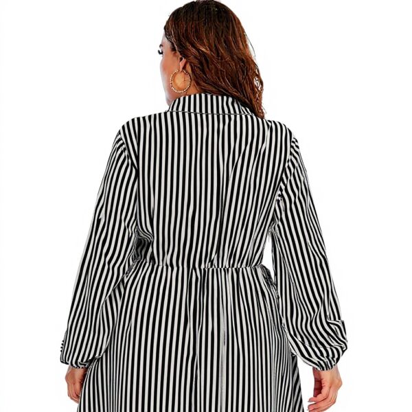 Abito elegante donna stampa righe TOWARDSNAN per feste mare