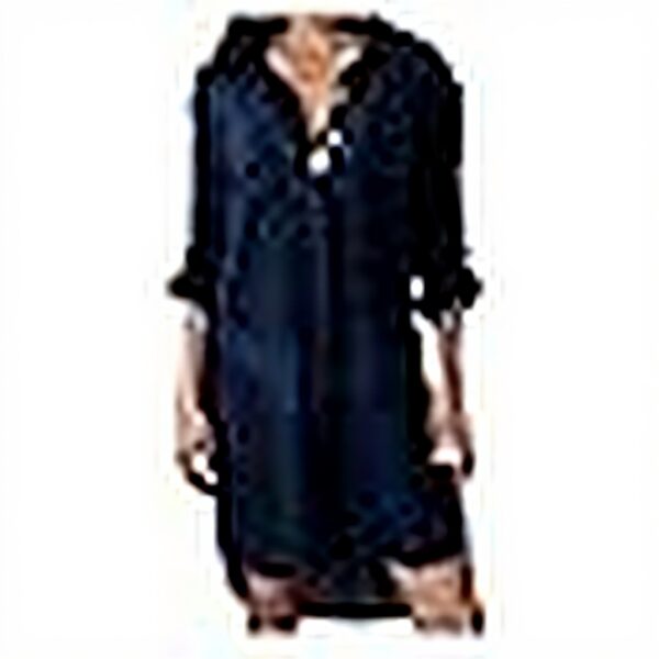 Copricostume Donna VersusModa Lungo Nero Azzurro Bianco Blu