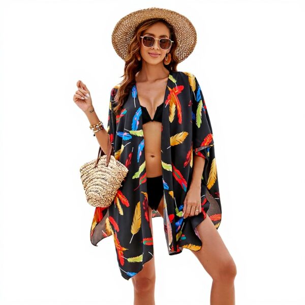 Cardigan kimono donna YCHUCH copricostume mare piscina