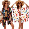 Cardigan kimono donna YCHUCH copricostume mare piscina