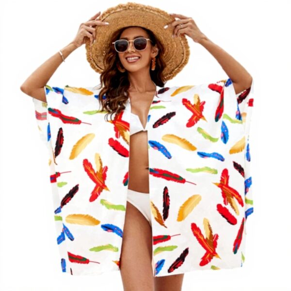 Cardigan kimono donna YCHUCH copricostume mare piscina