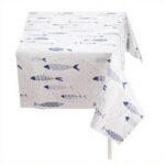 Casatessile Tovaglia plastificata Italiana Mare impermeabile