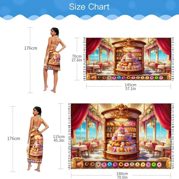 Copricostume da bagno donna RPLIFE gonna avvolgente morbido