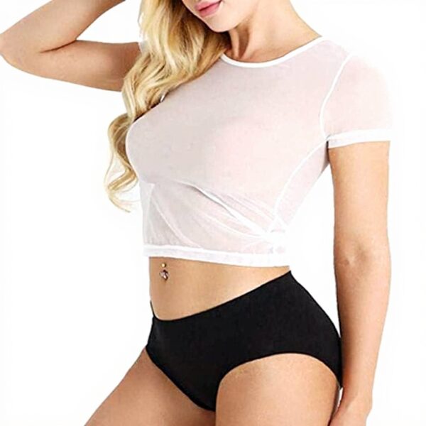 Copricostume Donna Mare Sexy Gonfiabile Sleeve Short Mesh