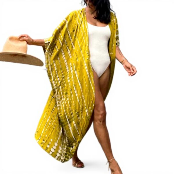 Copricostume Donna Caftano Vestito Mare Boho Chic Maxi Dress