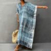 Copricostume Donna Caftano Vestito Lungo Mare Boho Chic-5