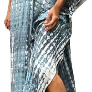 Copricostume Donna Caftano Vestito Lungo Mare Boho Chic-0