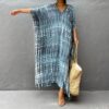 Copricostume Donna Caftano Vestito Lungo Mare Boho Chic-4