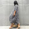 Copricostume Donna Caftano Vestito Lungo Mare Boho Chic-3