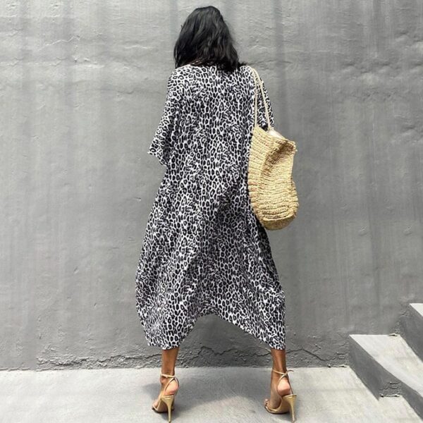 Copricostume Donna Caftano Vestito Lungo Mare Boho Chic-4