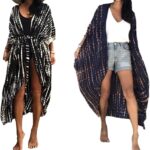 Copricostume Donna Caftano Vestito Lungo Mare Boho Chic-0