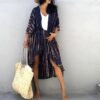 Copricostume Donna Caftano Vestito Lungo Mare Boho Chic-3