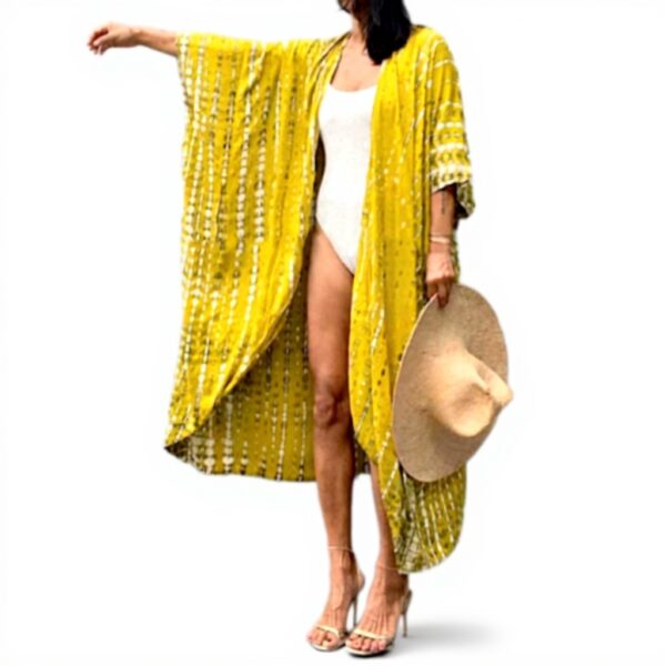 Copricostume Donna Caftano Vestito Mare Boho Chic Maxi Dress