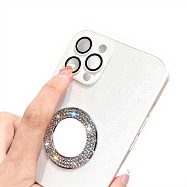 Custodia iPhone LVTFCO vetro diamante protezione completa