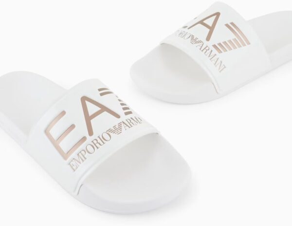 Ciabatte EA7 Emporio Armani Logo Sliders Unisex Spiaggia-2