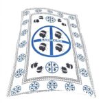 Pareo Mare Cotone Rayon Artigianale Colori Vari Donna