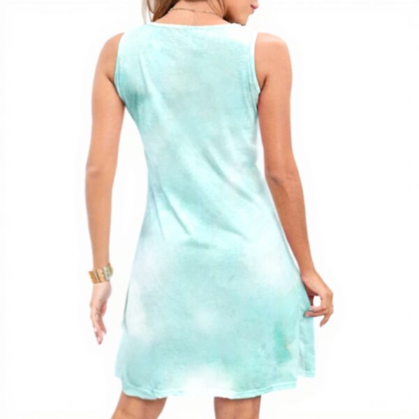 Vestito donna YCHUCH tie-dye spalline sottili viaggio estate