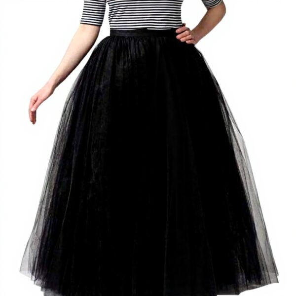 Gonne lunghe a più livelli donna tulle elastico taglia unica