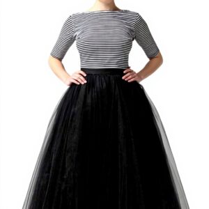 Gonne lunghe a più livelli donna tulle elastico taglia unica