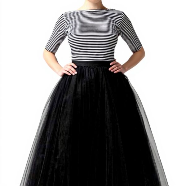 Gonne lunghe a più livelli donna tulle elastico taglia unica