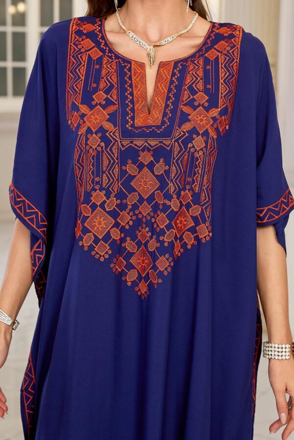 L-Peach Copricostumi Kaftan Donna Parei Beachwear Cotone-2