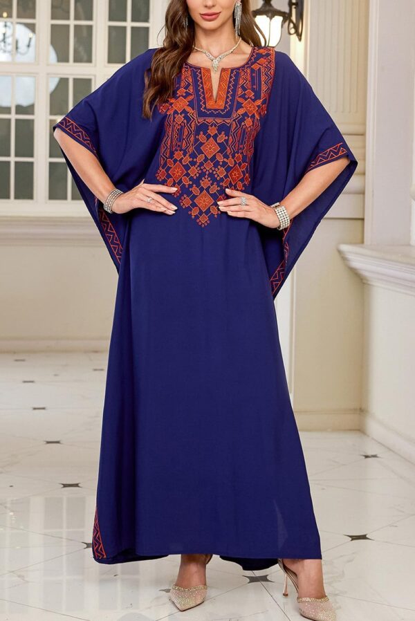 L-Peach Copricostumi Kaftan Donna Parei Beachwear Cotone-3