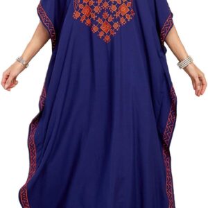 L-Peach Copricostumi Kaftan Donna Parei Beachwear Cotone-0