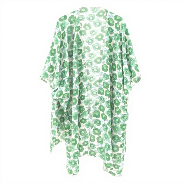 Kimono copricostume donna Wjsdsg ampio spacco laterale mare