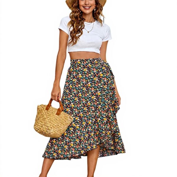 Gonna Boho Onsoyours Estate Casuale Fluente Festa Spiaggia