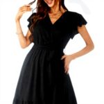 Vestiti Donna Onsoyours Scollo V Floreale Spiaggia Casual