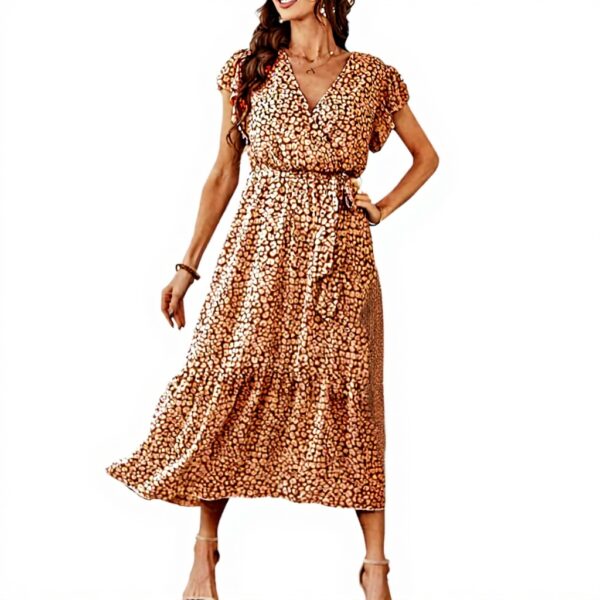 Vestiti Donna Onsoyours Abiti Mare Lunghi Boho Fiori