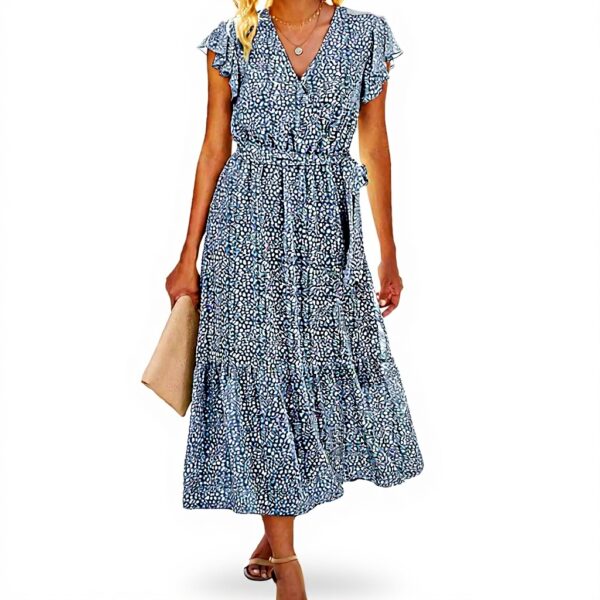 Vestiti Donna Onsoyours Abiti Mare Maxi Dress Boho Fiori