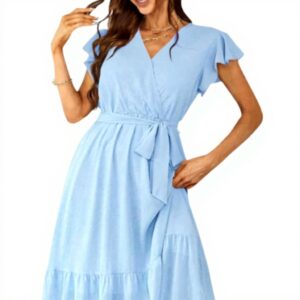 Vestiti Donna Onsoyours Abiti Mare Maxi Dress Boho Blu