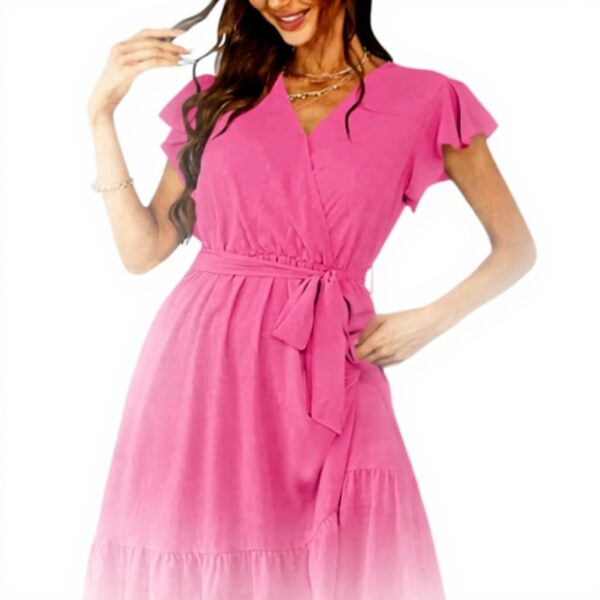 Vestiti Donna Onsoyours Abito Lungo Boho Fiori Spiaggia