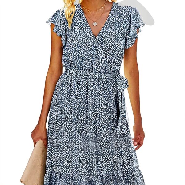 Vestiti Donna Onsoyours Abiti Mare Maxi Dress Boho Fiori