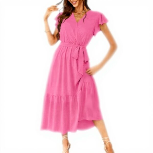 Vestiti Donna Onsoyours Abito Lungo Boho Fiori Spiaggia