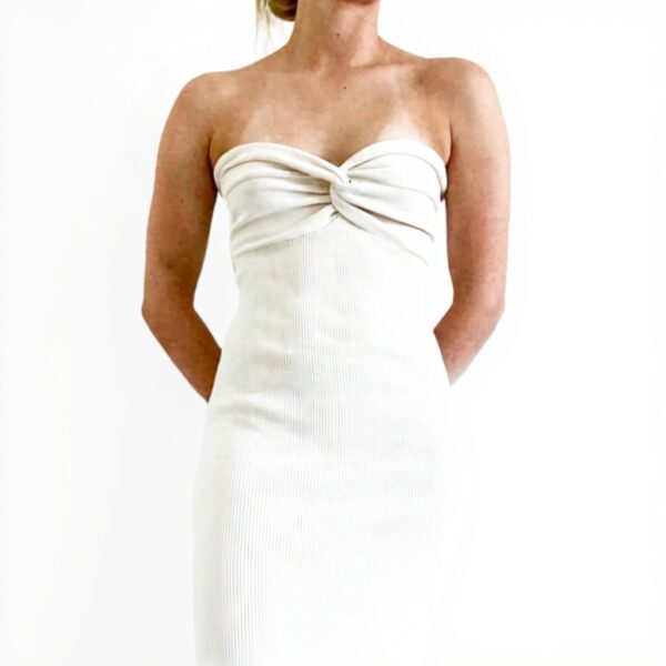 Onsoyours Vestito Donna Sexy Maglia Maxi Abito Lungo