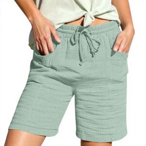 Pantaloni Larghi Donna Estate Tuta Estivi Gamba Dritta Vita