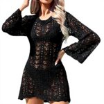 Pareo Donna pvucpot Elegante Scollo V Spacco Maxi Abito Mare