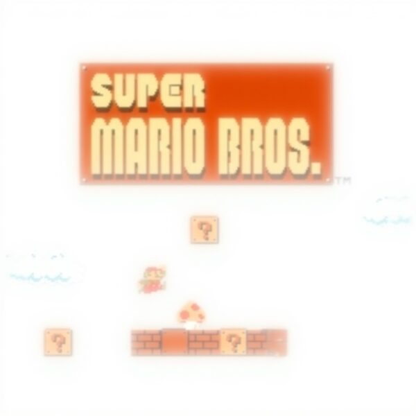 Poster Super Mario Bros Retro Pyramid International Maxi