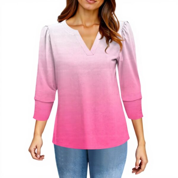 TOFOTL Magliette Oversize Donna Righe Pizzo Colletto Revers