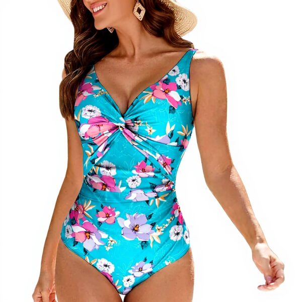 WIN.MAX Costume intero donna scollo a V controllo pancia