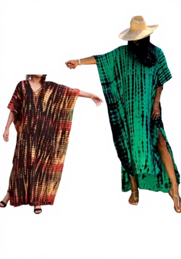 Copricostume Donna Caftano Vestito Lungo Mare Boho Chic