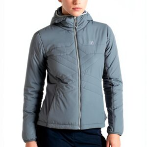 Dare 2B Giacca Donna Grigio Nero Tessuto Ibrido Imbottita-0