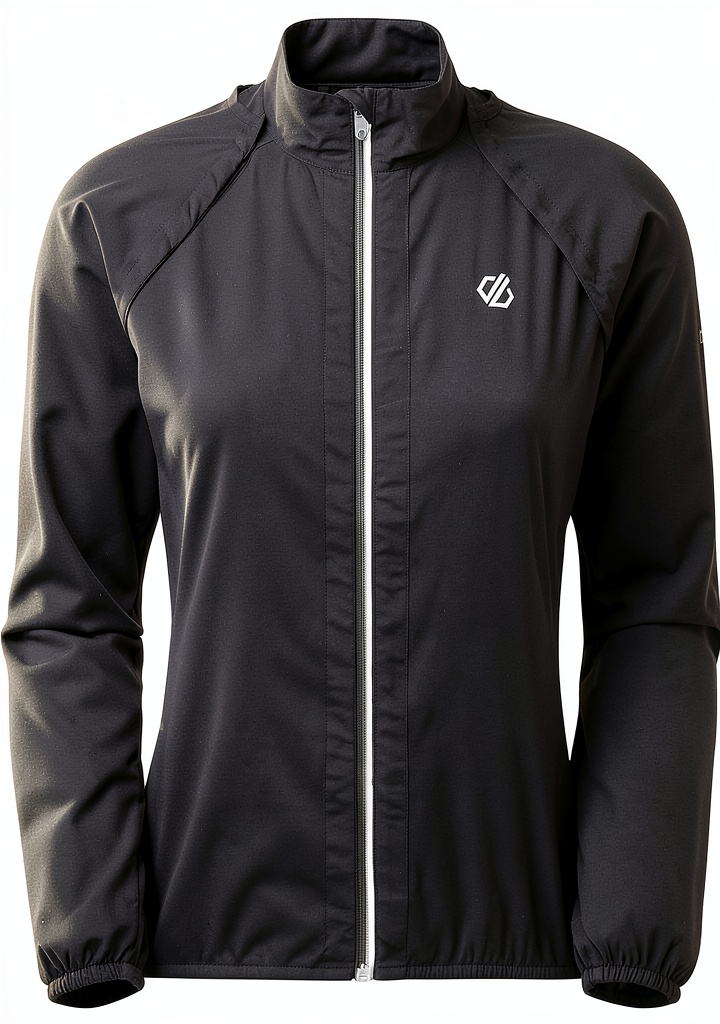 'Donna che indossa la giacca antivento Dare 2b durante una passeggiata all'aperto'